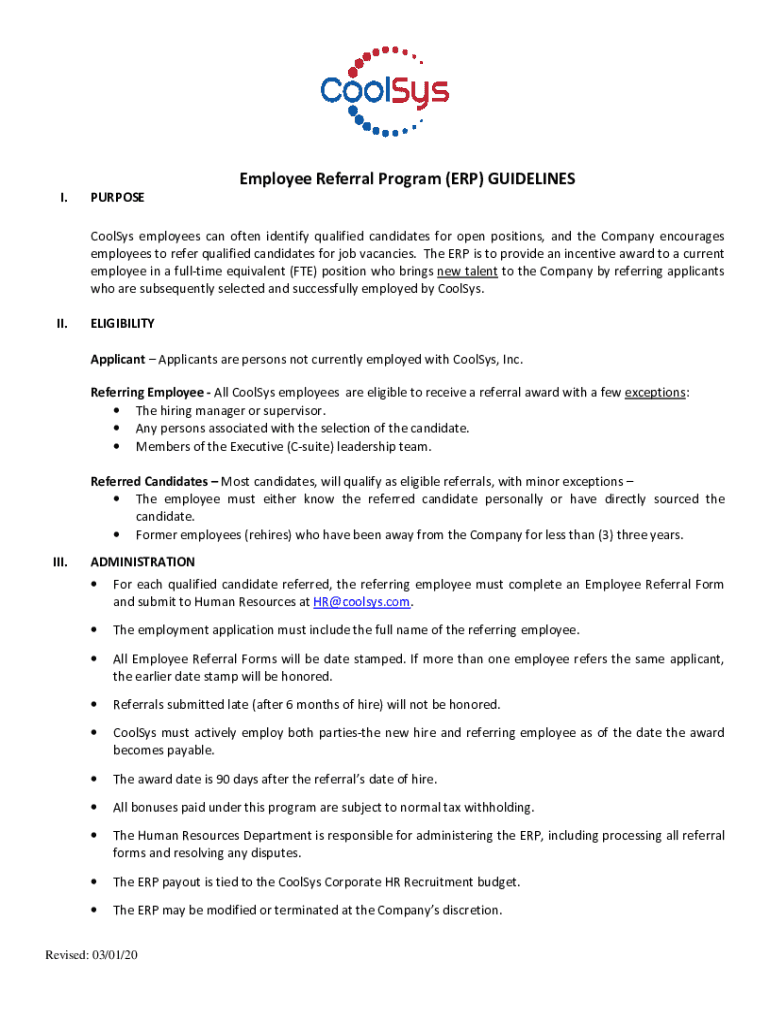 Fillable Online 5 Examples of Employee Referral Program you can apply ...