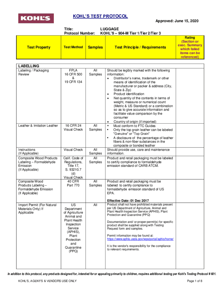 Fillable Online Fair Packaging and Labeling Act Exemptions from