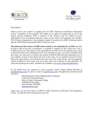 EKG Technician - Training Certificate