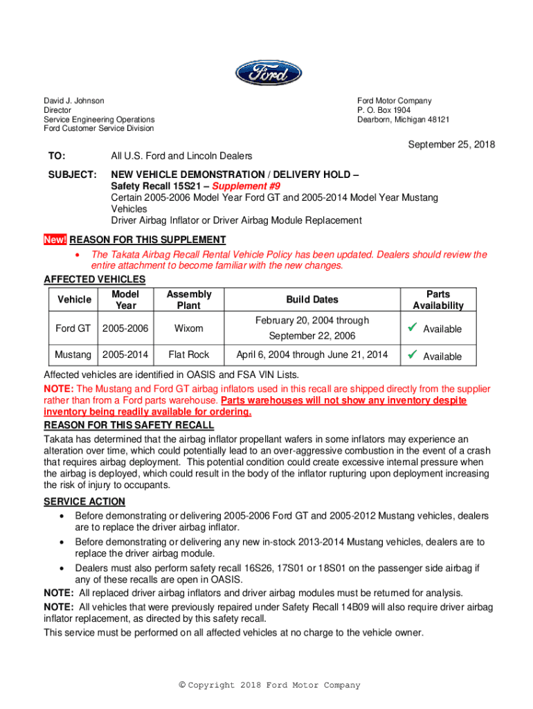 Fillable Online NEW VEHICLE DEMONSTRATION / DELIVERY HOLD Fax Email