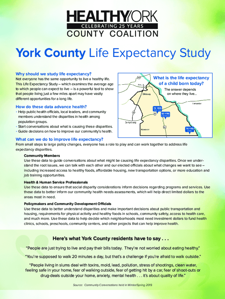 Fillable Online Life Expectancy by Census Tract in New York State Fax Email Print pdfFiller