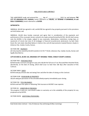 Fillable Online free printable purchase agreement for mobile home ...