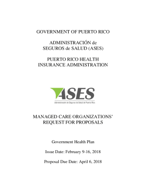 Puerto Rico Releases Government Health Plan RFP