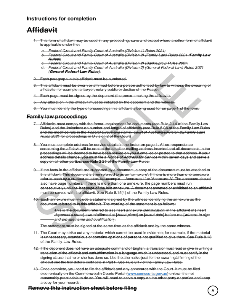 Fillable Online Affidavits in Civil Law Supreme Court BC Fax Email