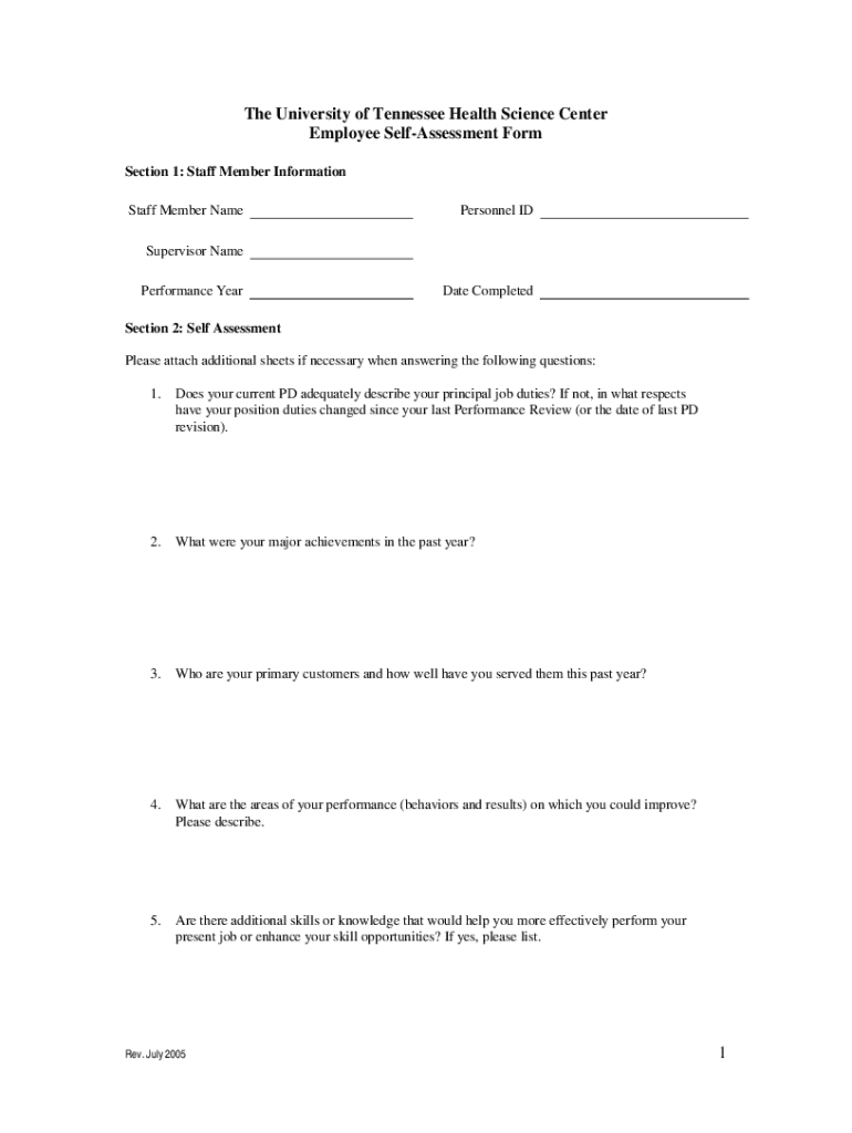 Fillable Online Employee self assessment form interactive pdf Fax Email fillable-online-employee-self-assessment-form-interactive-pdf-fax-email