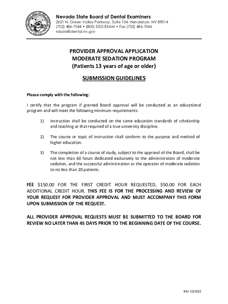 Fillable Online Of Nevada State Board Dental Examiners Pdf Fax Email