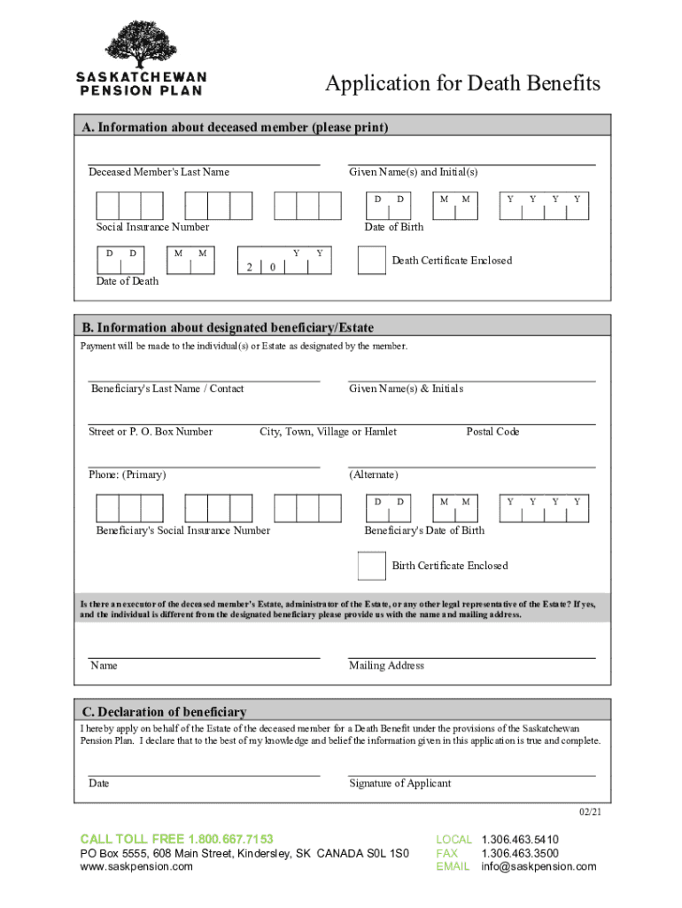 Fillable Online How to get the Social Security statement for a deceased