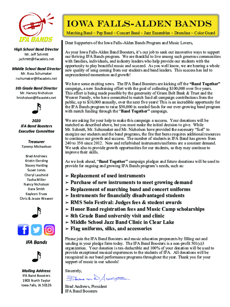 Fillable Online Marching Band Sheet Music Fax Email Print - pdfFiller
