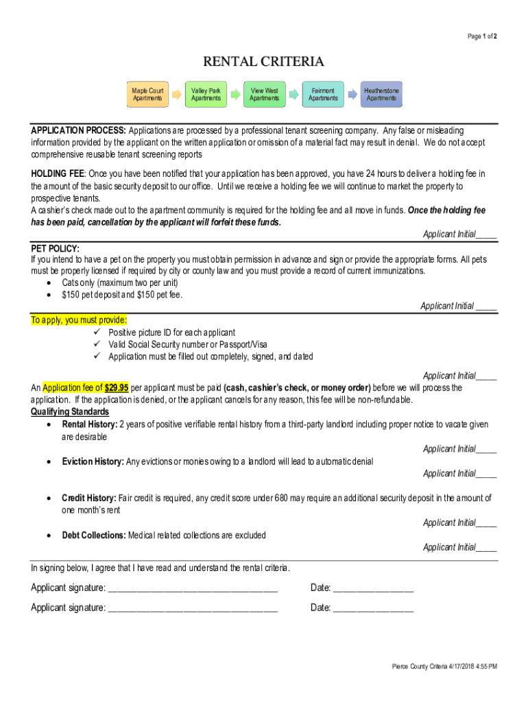 Fillable Online Apartment rental application template Fax Email Print