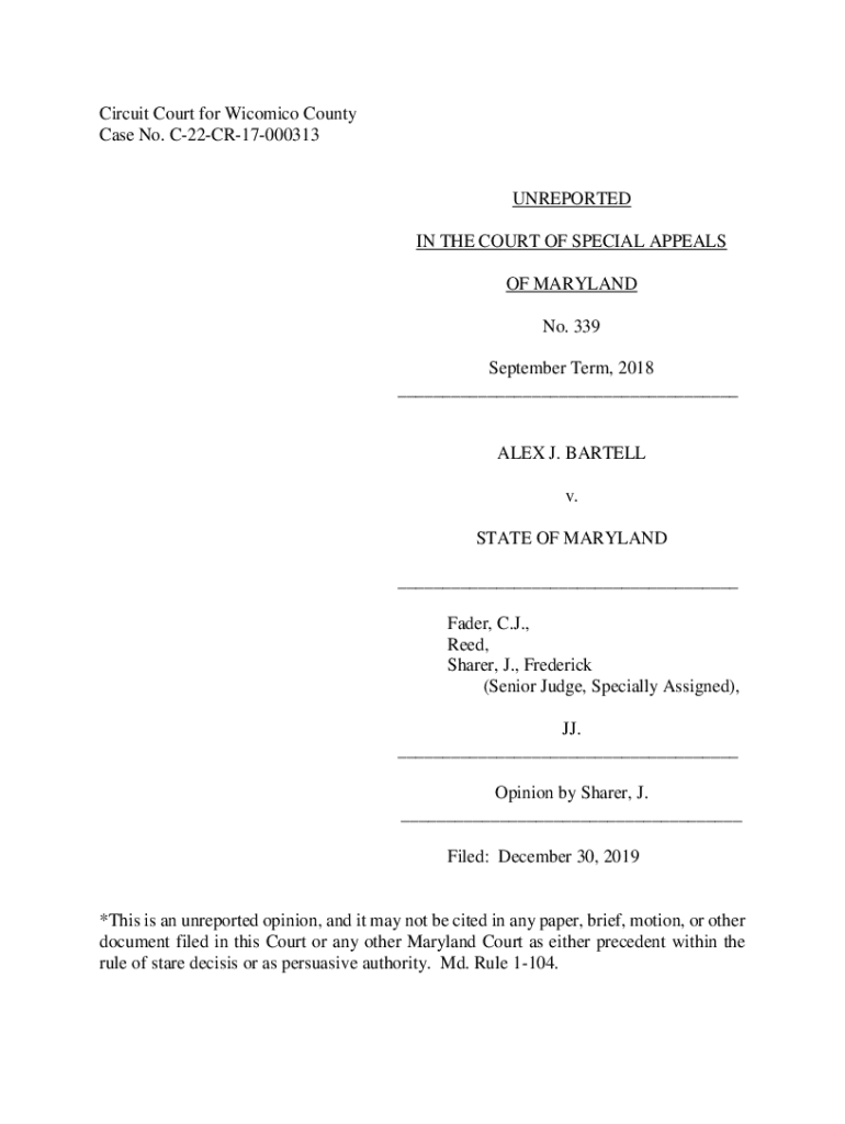 Fillable Online Circuit Court for Wicomico County Case No C 22 CR 17 Fillable Online Circuit Court for Wicomico County Case No C 22 CR 17