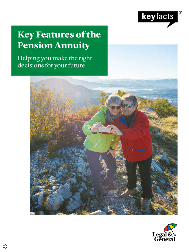 Fillable Online Key Features of Pension Annuity. Key Features of