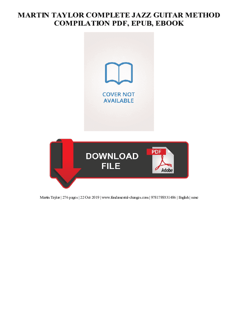 Download PDF Martin Taylor Complete Jazz Guitar Method Compilation kindle Preview on Page 1
