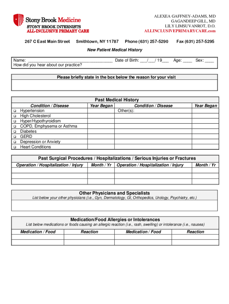 Fillable Online New patient registration form in spanish: Fill out ...