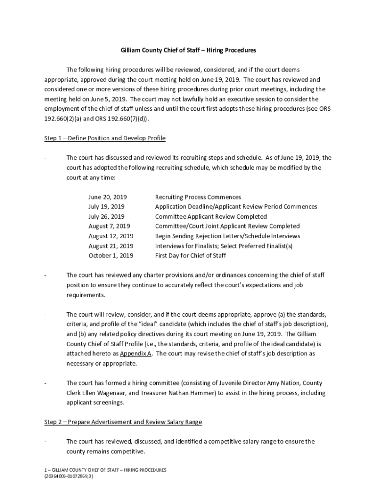 Fillable Online GILLIAM COUNTY SHERIFF'S OFFICE Job Details Fax Email