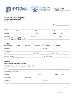 Patient Forms for TMH Physician Partners - Southern...