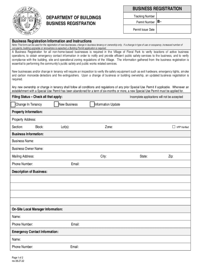 Fillable Online Business Registration Forms Fax Email Print PdfFiller