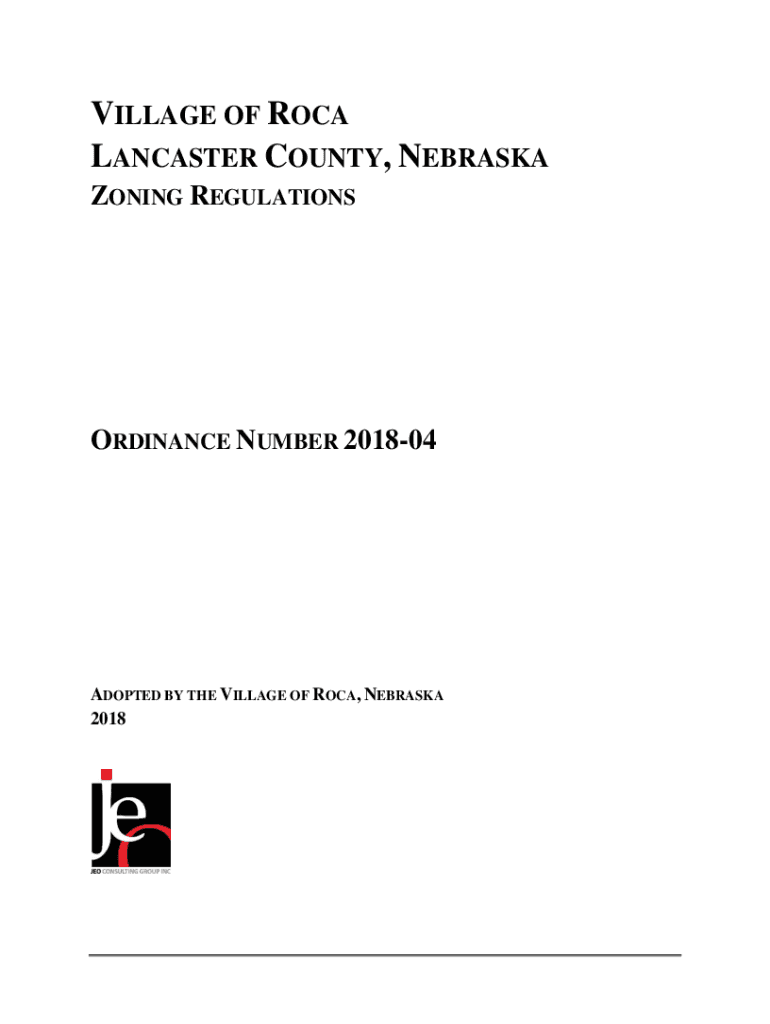 Fillable Online Roca NE information about the village and its