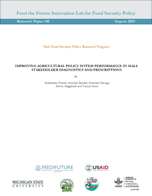 Fillable Online Feed The Future Innovation Lab For Food Security Policy Fillable Online Feed The Future Innovation Lab For Food Security Policy