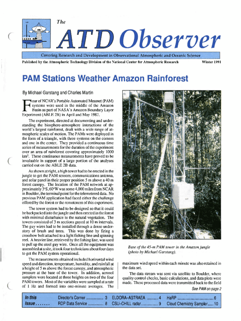 Fillable Online Department of Earth, Atmospheric, and