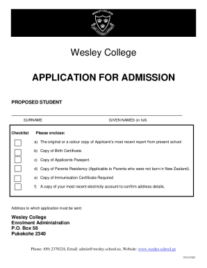 Fillable Online Practice College Application - Fill Online, Printable ...