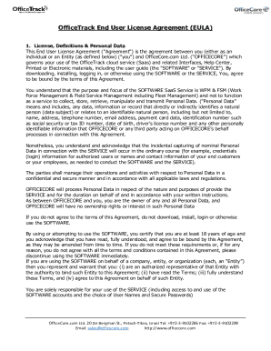 Fillable Online End-User License Agreement (EULA) Template Fax Email ...