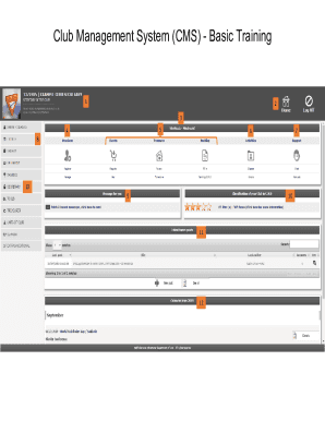 Fillable Online Club Management System (CMS) - Basic Training Fax Email ...