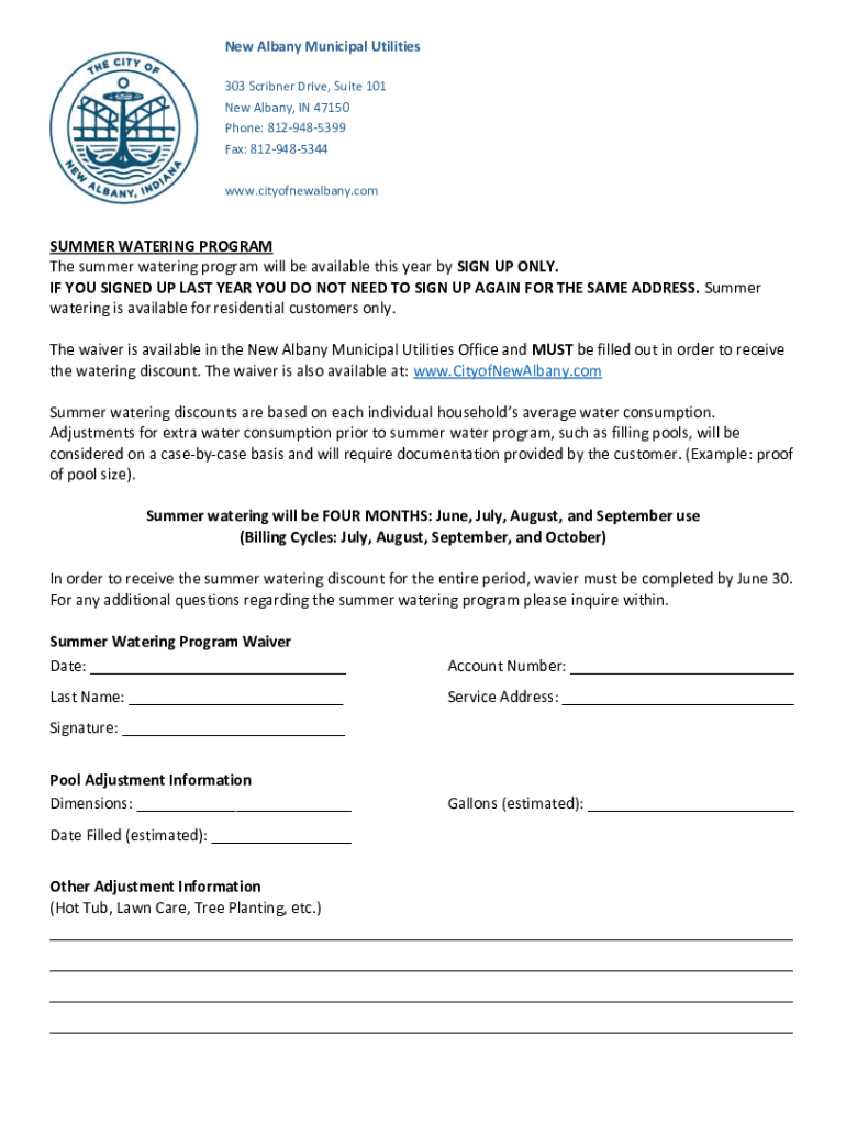 Fillable Online New Albany Municipal Utilities (IN)Pay Your Bill Online
