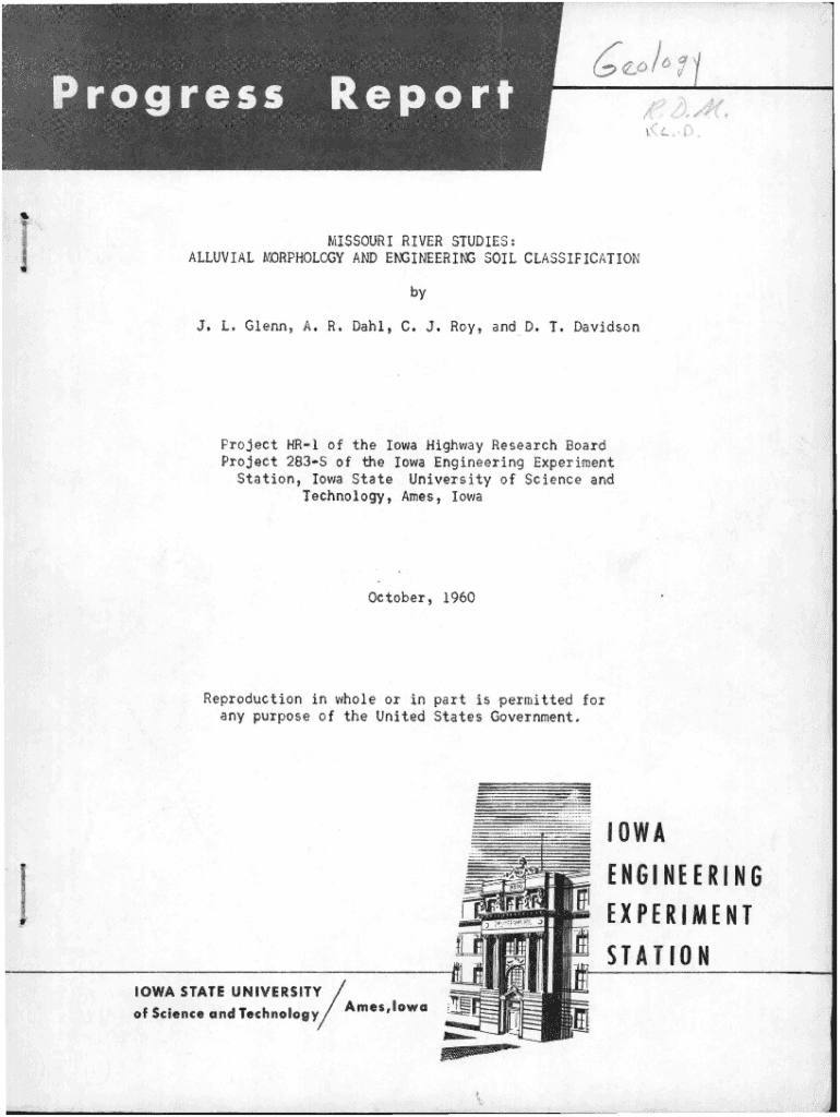Fillable Online Missouri River Studies. Transportation, Materials