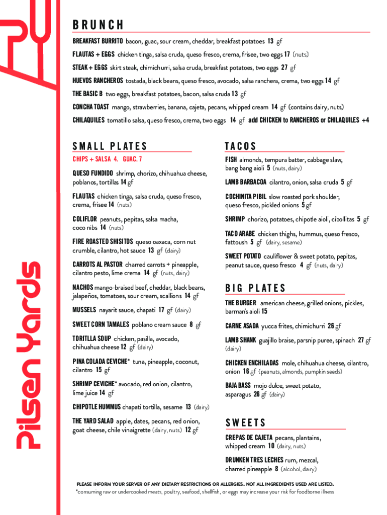 Fillable Online Food menu - Moe's Cantina - Mexican Restaurant in IL ...