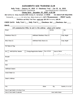 Charlotte Dog Training Club - Trials &amp;amp; Events