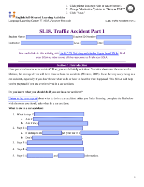 SL18 Traffic Accident Part 1
