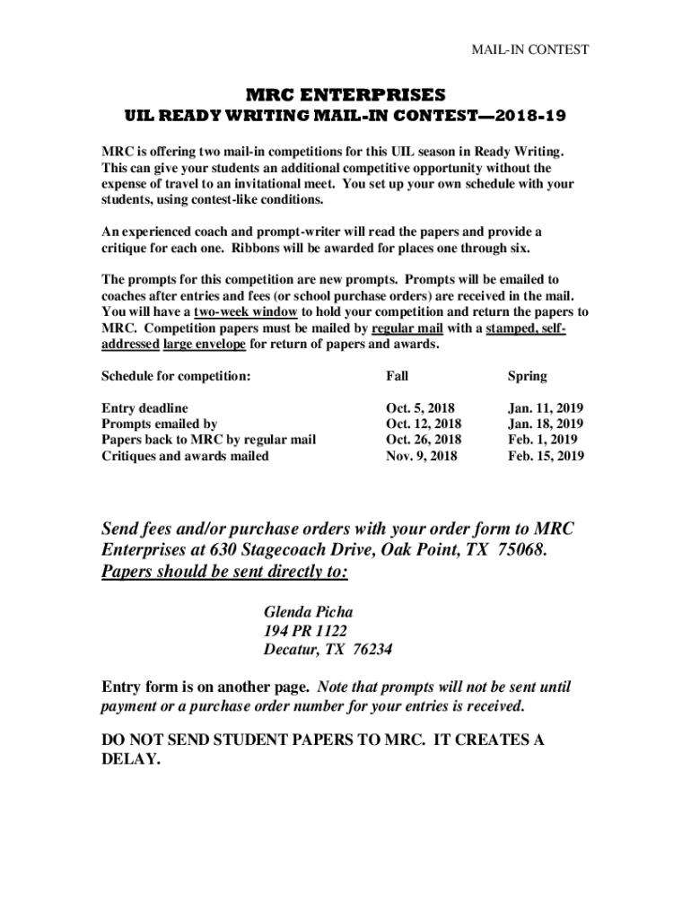 Fillable Online CHS Senior Wins UIL Academic State Title for Ready