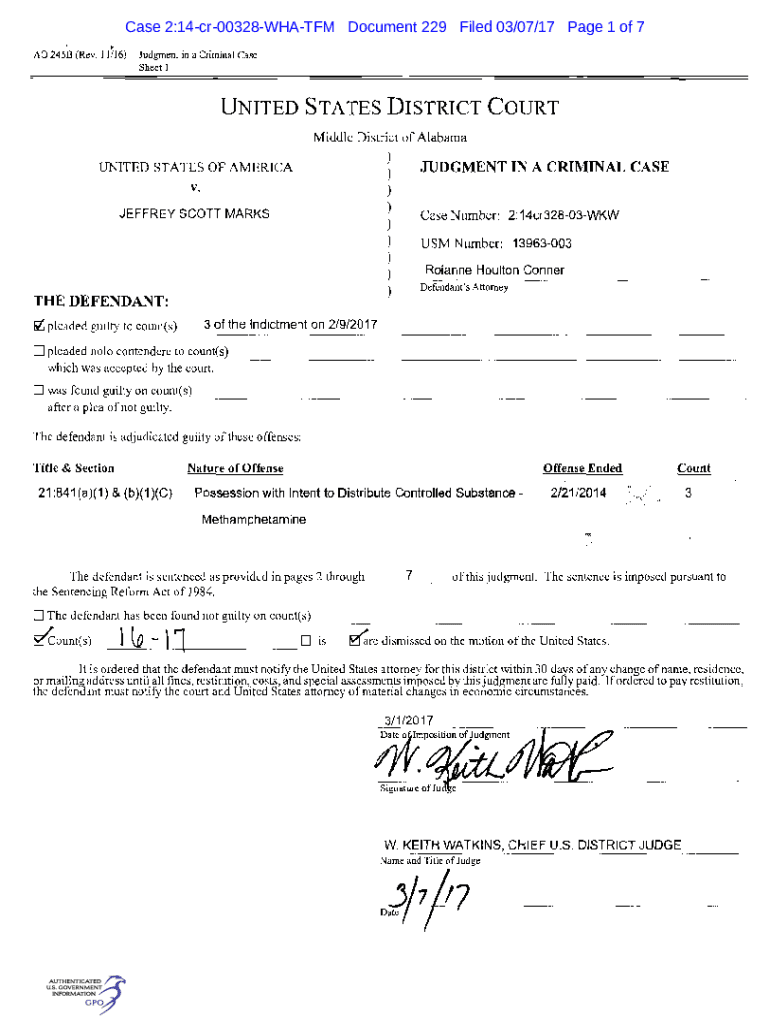 Fillable Online UNITED STATES DISTRICT COURT I (. - Fax Email Print ...