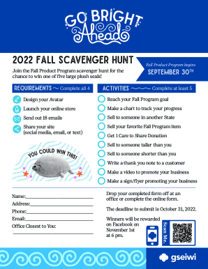 Fillable Online Girl Scout Fall Product Program Fax Email Print - pdfFiller