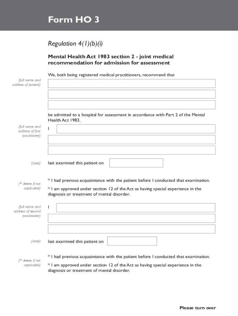 fillable-online-mental-health-act-form-ho-3-form-fax-email-print