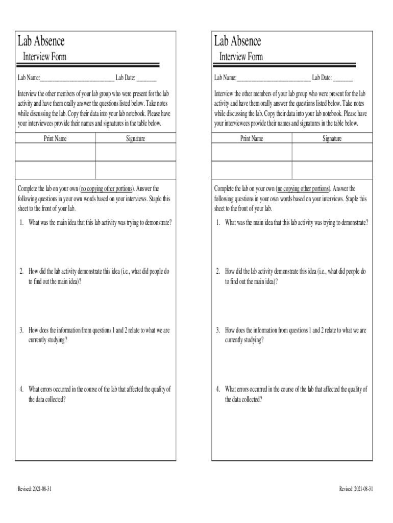 Form preview