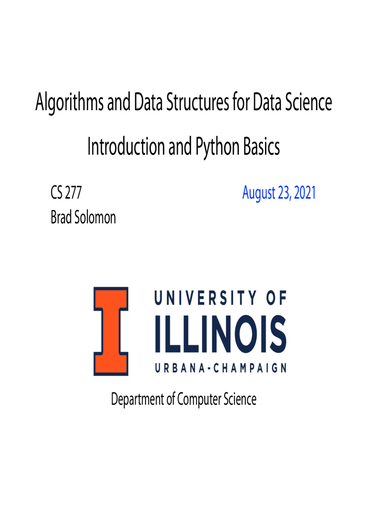 Fillable Online Algorithms and Data Structures for Data Science Fax ...