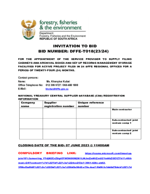 Request for Proposal (RFP) for Offsite Records Storage