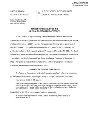 Fillable Online Indiana Judicial Branch: St Joseph County Fax Email Fillable Online Indiana Judicial Branch: St Joseph County Fax Email
