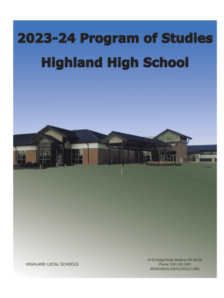Fillable Online General School Information HIGHLAND HIGH SCHOOL Fax Email Print pdfFiller