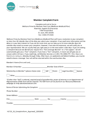 Fillable Online Wellcare Prime by Absolute Total Care Fax Email Print ...
