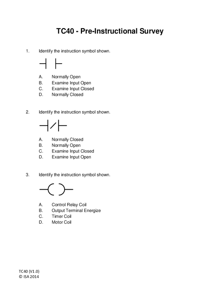 Fillable Online Ladder logic symbols cheat sheet Fax Email Print pdfFiller