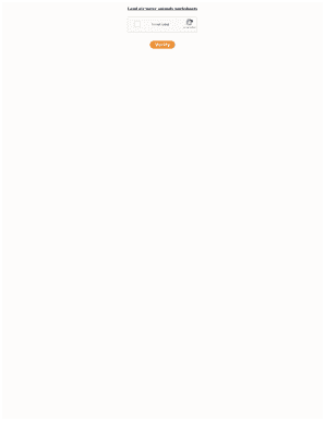 Fillable Online Land air water animals worksheets. Land air water ...