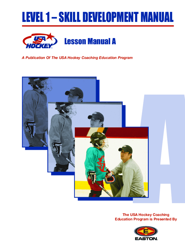 Fillable Online Level 1 Skill Development Manual (USA Hockey Coaching