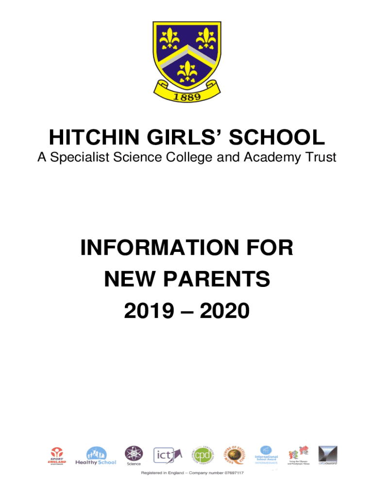 Fillable Online A Specialist Science College Hitchin Girls School Fax
