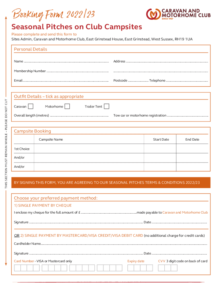 Fillable Online Social clubs get an exemption to camp without a