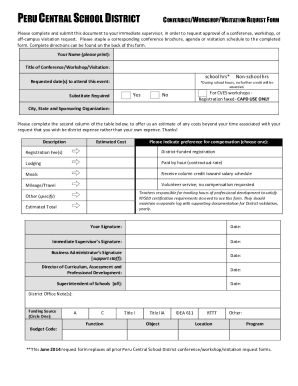 Fillable Online Conference Request Claim Form Guide Fax Email Print ...