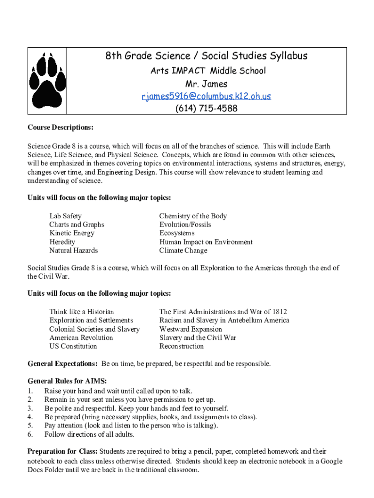 Fillable Online Ohio's Learning Standards for Social Studies Fax Email