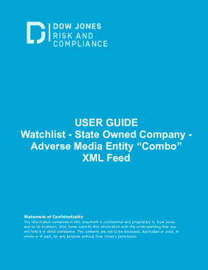Watchlist and State-Owned Companies Feed