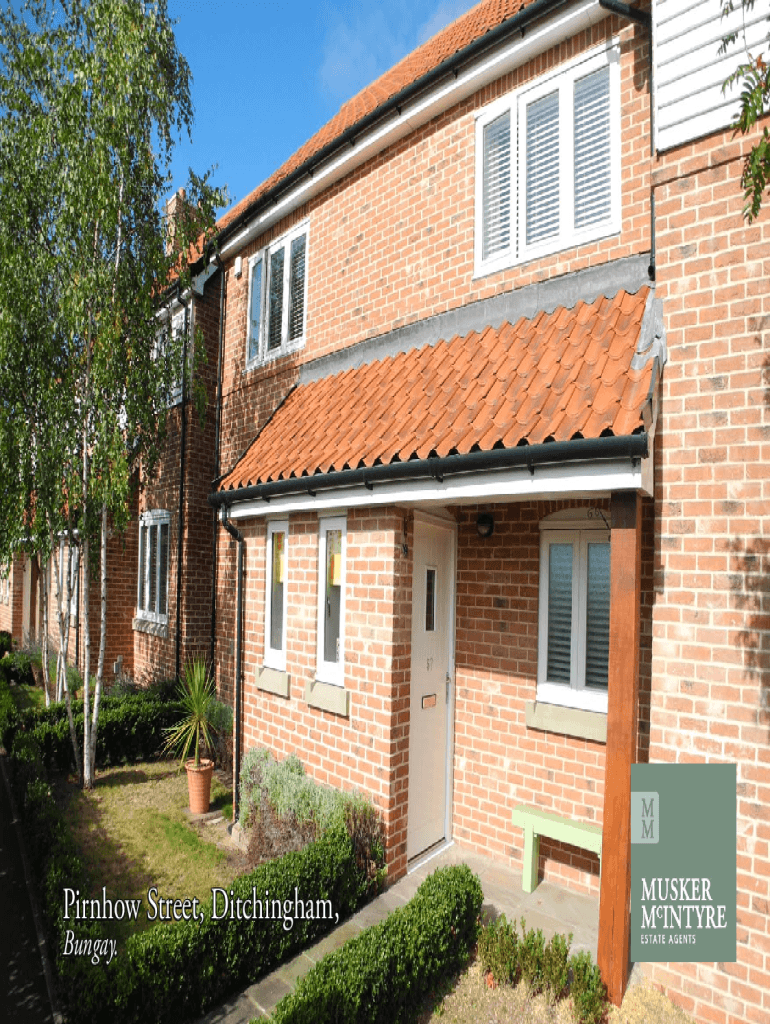 Fillable Online Broad Street, Bungay 3 bed link detached house Fax
